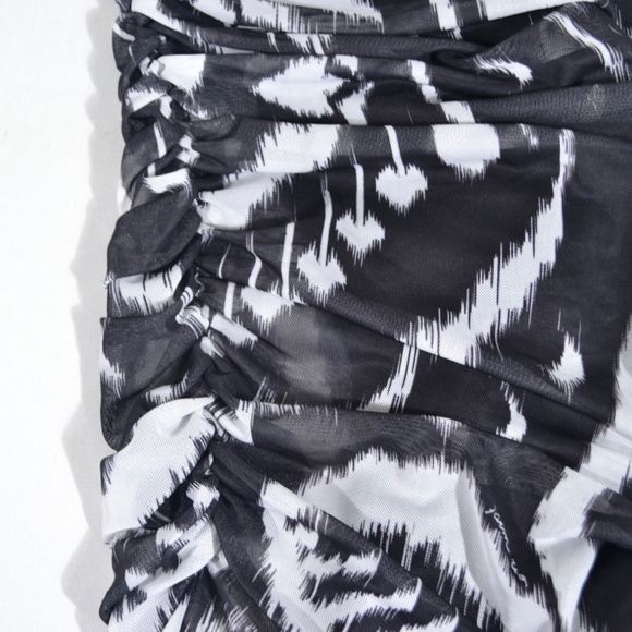 NWT FARM RIO PINEAPPLE IKAT TULLE MIDI DRESS, MEDIUM - Picture 13 of 13